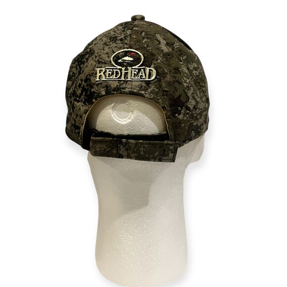 Bass Pro Shops Red Head Camo Hat Strapback Cap Adjustable Excellent - Picture 4 of 6
